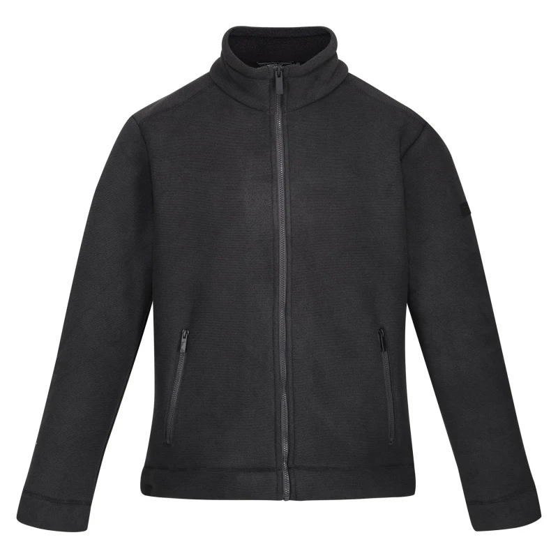 Image of Regatta Regatta Men 'Garrian II' Full Zip Fleece in Black Size: Medium Black M Male 5059404848447
