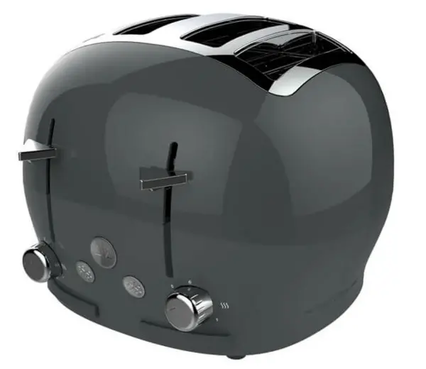 Image of Funky Appliance FT01GREY 4 Slice Toaster