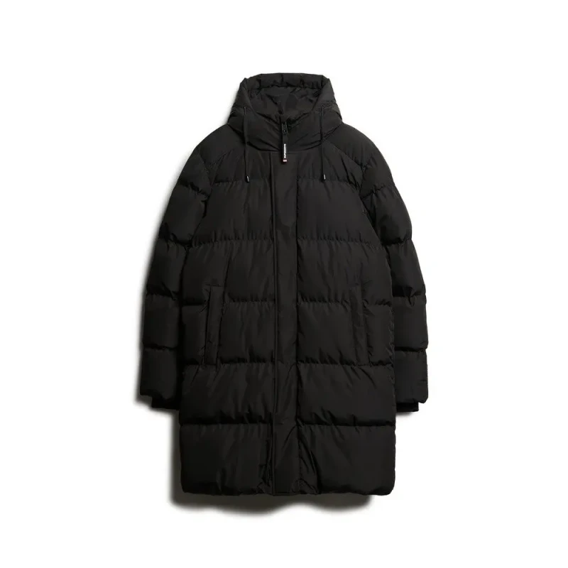 Image of Superdry Sports Puffer Mid Jacket Black S