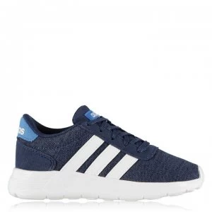 Image of adidas Lite Racer Child Boys Trainers - Navy/Wht/Blue