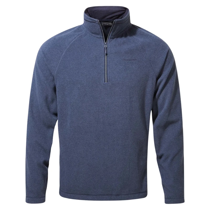 Image of Craghoppers Craghoppers Men 'Corey VI' Half-Zip Fleece in Mid Navy Size: large Mid Navy L Male 5054904484775