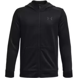 Image of Under Armour Armour Full Zip Fleece Junior Boys - Black