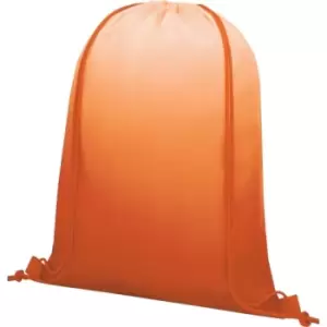 Image of Bullet Gradient Backpack (One Size) (Orange/White)