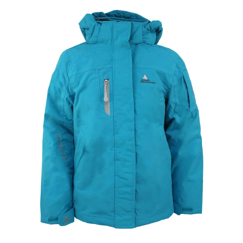 Image of Peak Mountain Girl's parka Peak Mountain Fadika Bleu Female 3 ans FADIKA/NH/B-TURQUOISE