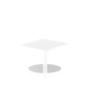 Image of Italia Poseur Table Square 600/600 Top 475 High White