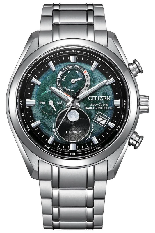 Image of Citizen BY1010-57X Super Titanium 'Tsuki-Yomi' Moon Phase Watch - W38382