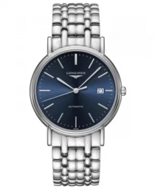 Image of Longines Presence Automatic Blue Dial Stainless Steel Mens Watch L4.921.4.92.6 L4.921.4.92.6