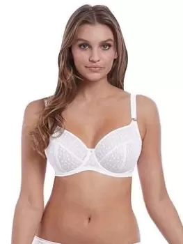 Image of Freya Starlight Underwired Hero Balcony Side Support Bra - White, Size 32F, Women