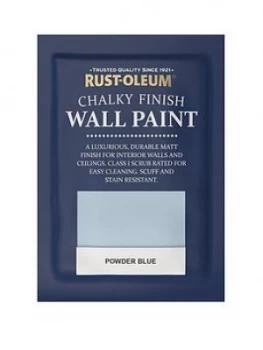 Image of Rust-Oleum Chalky Finish Wall Paint Tester Sachet ; Powder Blue