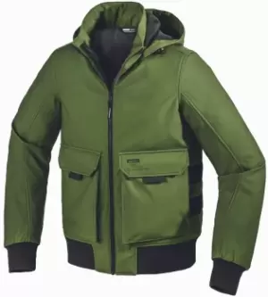 Image of Spidi Metromover H2Out Motorcycle Textile Jacket, green, Size S, green, Size S