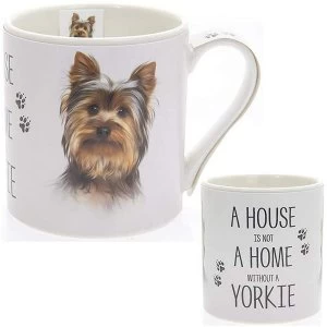 Image of Fine China Yorkie Mug By Lesser & Pavey