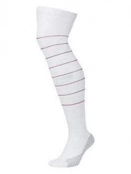 Image of Nike England 2020 Home Stadium Sock, White Size M Men