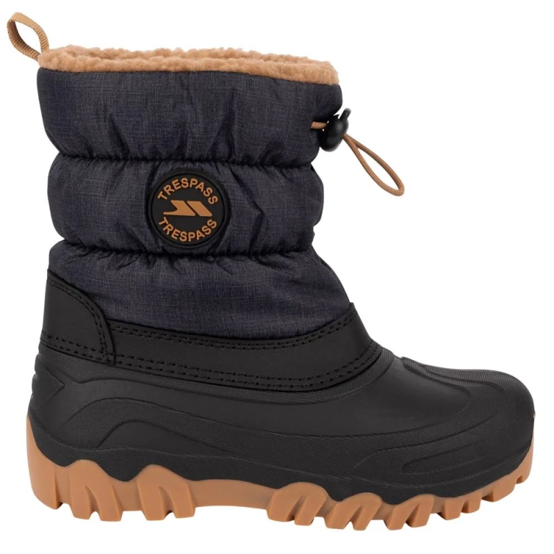Image of Trespass Luca Snow Boots in Navy Size: 3 Navy Unisex 3