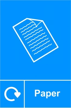 Image of Spectrum Industrial Recycle Sign Paper 150x200mm SAV 18140