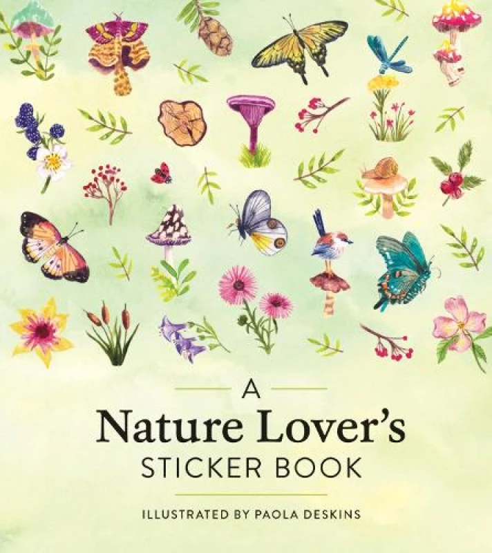 Image of A Nature Lover's Sticker Book Hardback