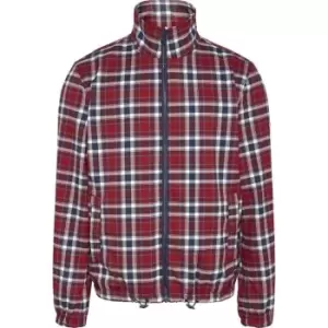 Image of Tommy Jeans Plaid Track Jacket - Multi