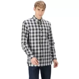 Image of Regatta Mens Lance Organic Cotton Long Sleeve Shirt M - Chest 39-40' (99-101.5cm)