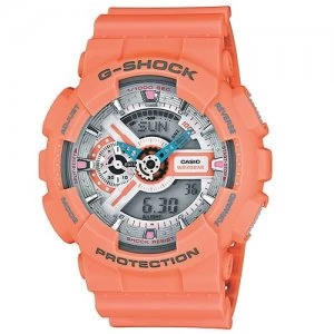 Image of Casio G SHOCK Standard Analog Digital Watch GA 110DN 4A Orange