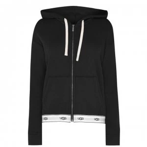 Image of Ugg Sena Tape Zip Hoodie - Black