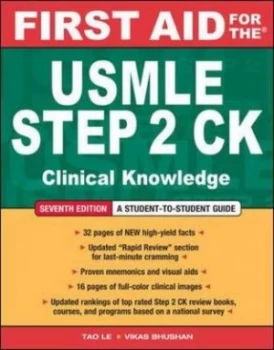 Image of First Aid for the Usmle Step 2 Ck by Tao Le Paperback