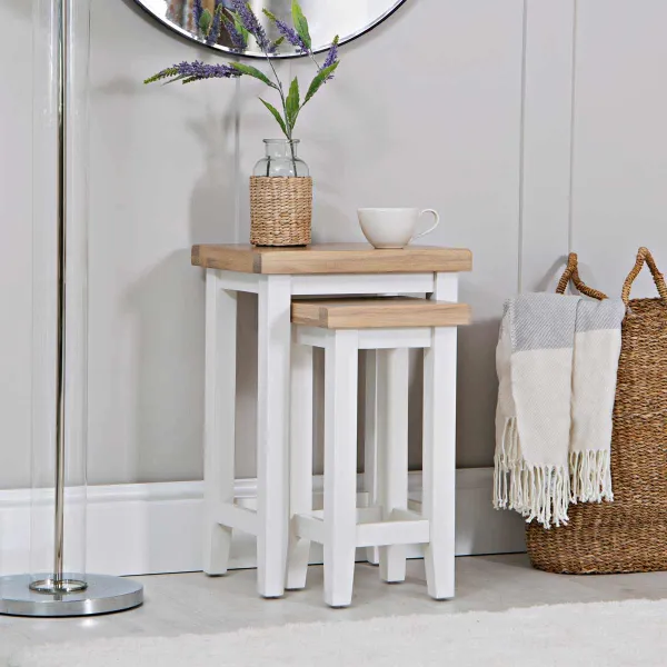 Image of K Living Lina Nest Of 2 Tables White