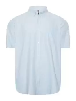 Image of BadRhino Oxford Stripe Shirt, White, Size L, Men