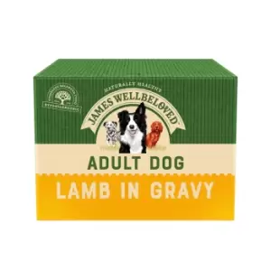 Image of James Wellbeloved Lamb and Rice Cat Food 80 x 150g