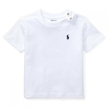 Image of Polo Ralph Lauren Baby Boys Short Sleeve T Shirt - White