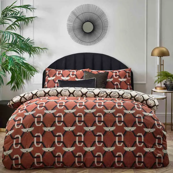 Image of furn. Furn. Avalon Geometric King Duvet Cover Set 5025532714343