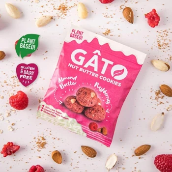 Image of Gato Cookie Bites - Almond Butter & Raspberry - 33g x 10