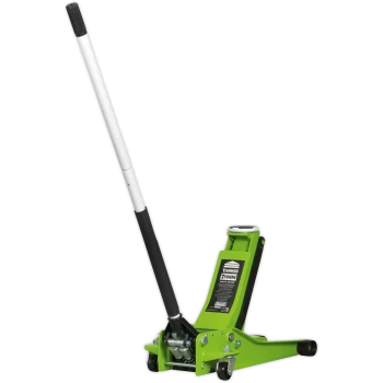Image of Sealey 2 Tonne Low Entry Rocket Lift Trolley Jack Green
