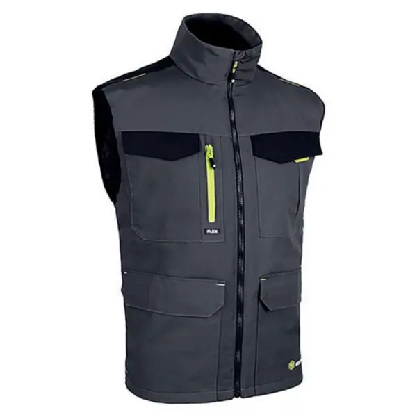Image of Flex Beeswift Flexworkwear Gilet Two Tone Grey/Black XS SFBWGYBLXS