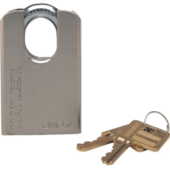 Image of Classic Shrouded Hardened Steel Key Padlock - 50MM - Matlock