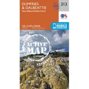 Image of Dumfries and Dalbeattie by Ordnance Survey (Sheet map, folded, 2015)