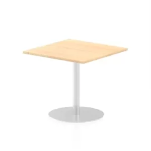 Image of Italia Poseur Table Square 800/800 Top 725 High Maple