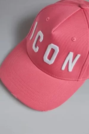 Image of DSQUARED2 Women Hat Pink Size OneSize 100% Cotton