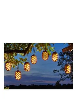 Image of Smart Solar Cool Flame Solar String Lights - Set Of 10