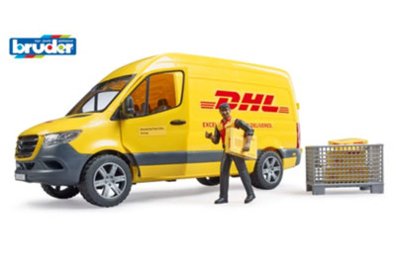 Image of Bruder Bruder 1:16 MB Sprinter DHL with Driver Parcel D Multi unisex 01:16