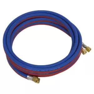 Image of Sealey Twin Rubber Hose Set Oxyacetylene 5m