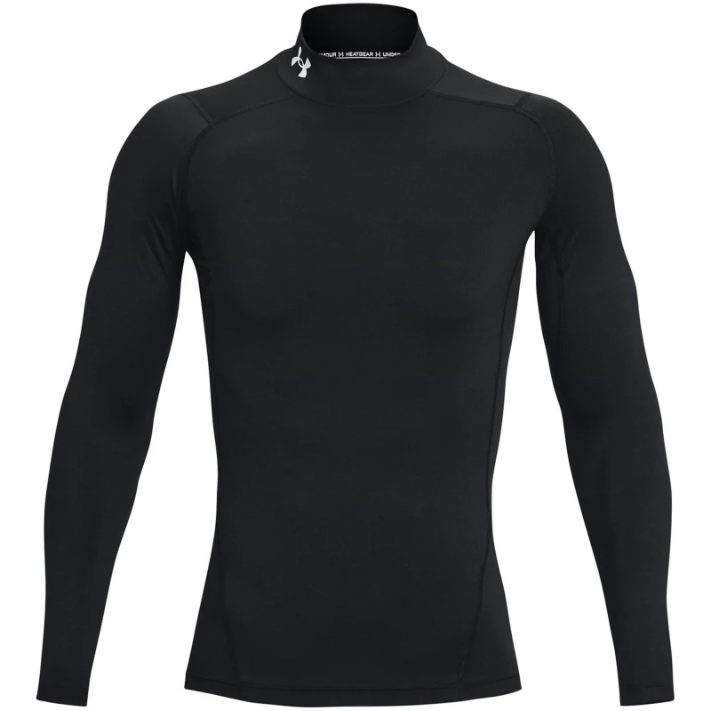 Image of Under Armour Armour HeatGear Mock Long Sleeve Mens - Black M