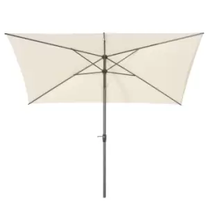 Image of Outsunny 3 x 2m Rectangular Parasol (base not included) - Beige