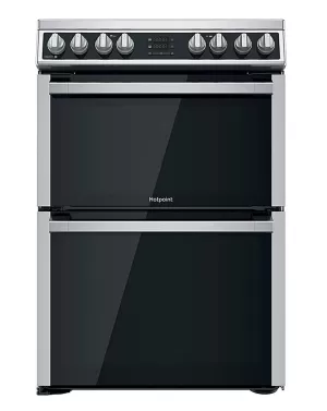 Image of Hotpoint HDM67V8D2CX Double Oven Electric Cooker