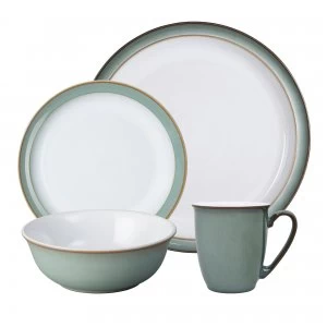 Image of Denby Regency Green 16 Tableware Set