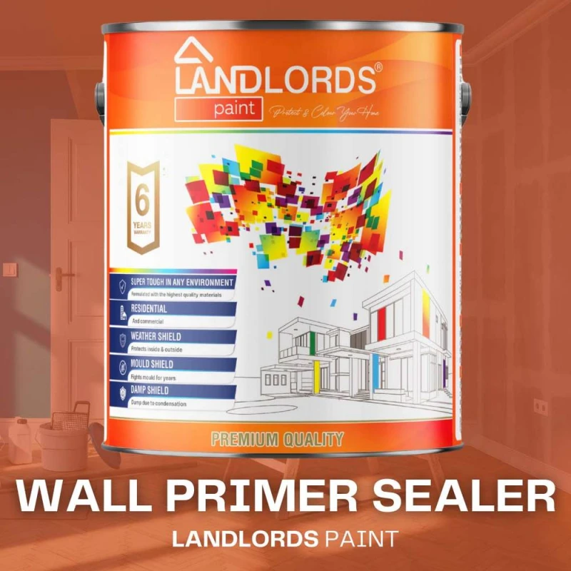 Image of LANDLORDS PAINT Wall Primer Sealer - 20L in Clear Clear Unisex 20L