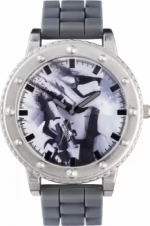 Image of Mens Disney Star Wars Storm Trooper Watch SWM1138