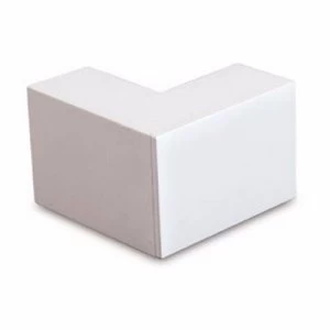 Image of Zexum 16mm x 16mm Mini Trunking Accessories - External Angle