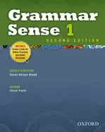 Image of grammar sense 1 student book with online practice access code card