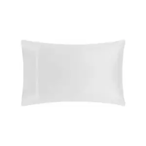 Image of Premium Blend 500 Thread Count Cotton Rich Sateen Housewife Pillow Cases, White, Pair - Belledorm