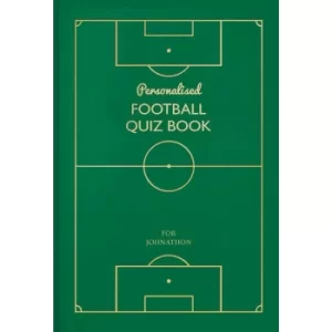 Image of Personalised Football Quiz Book
