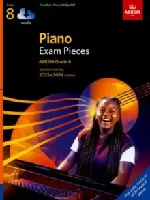 Image of Piano Exam Pieces 2023 & 2024, ABRSM Grade 8, with audio : Selected from the 2023 & 2024 syllabus